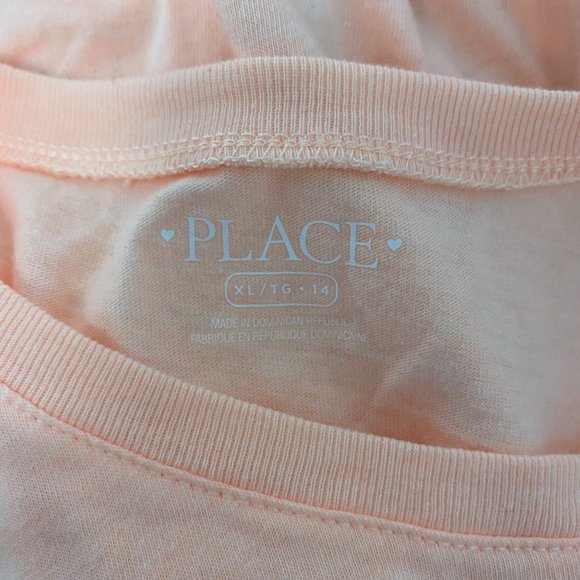 The Children Place youth girls top t-shirt orange size XL/TG.14 - Picture 5 of 6